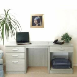R White Home Office Furniture Desk Set With Drawers And Storage 15 R White Home Office Furniture Desk Set With Drawers And Storage -office furniture shop 1020800229 1