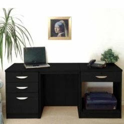 R White Home Office Furniture Desk Set With Drawers And Storage 19 R White Home Office Furniture Desk Set With Drawers And Storage -office furniture shop 1020800230 1