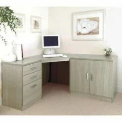 R White Home Office Corner Desk With Cupboard 16 R White Home Office Corner Desk With Cupboard -office furniture shop 1020800244 1