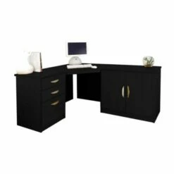 R White Home Office Corner Desk With Cupboard 17 R White Home Office Corner Desk With Cupboard -office furniture shop 1020800245