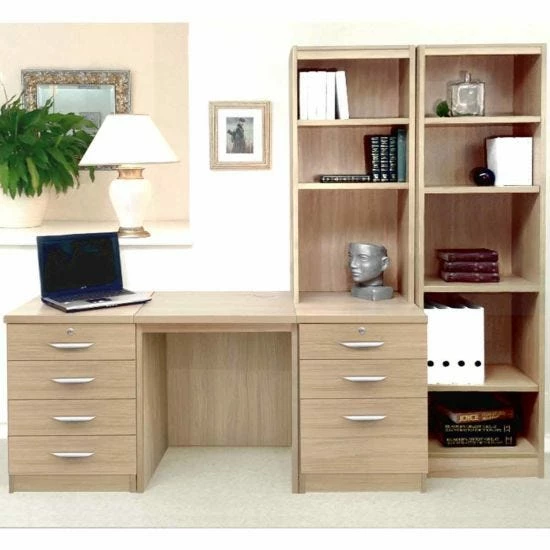 R White Home Office Desk With Side Shelving 12 R White Home Office Desk With Side Shelving - Image 10