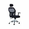 Premier Housewares Home Office Chair With Black Arms And 5-wheeler Base -office furniture shop 1023000004 1