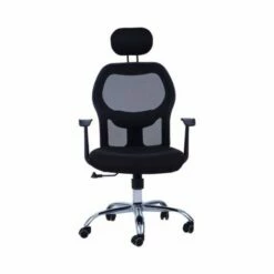 Premier Housewares Home Office Chair With Black Arms And 5-wheeler Base -office furniture shop 1023000004 2