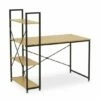 Premier Housewares Laxton Desk With Shelves 1 Premier Housewares Laxton Desk With Shelves -office furniture shop 1023000007 1