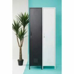 Premier Housewares Academy One Door Tall Metal Locker -office furniture shop 1023000055 5