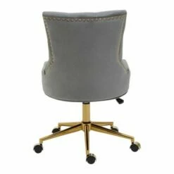 Premier Housewares Anita Velvet Home Office Chair 16 Premier Housewares Anita Velvet Home Office Chair -office furniture shop 1023000160 4