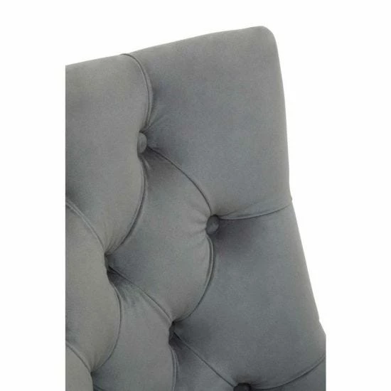 Premier Housewares Anita Velvet Home Office Chair 8 Premier Housewares Anita Velvet Home Office Chair - Image 6