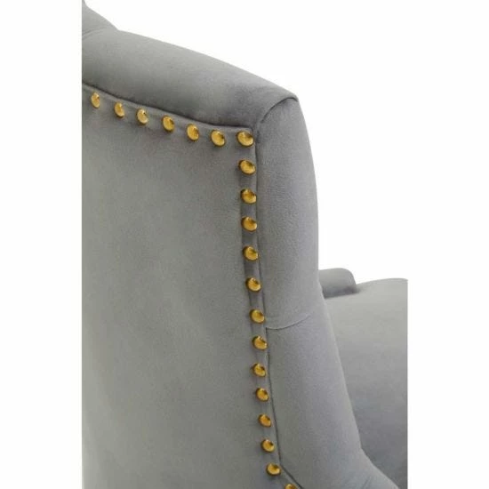 Premier Housewares Anita Velvet Home Office Chair 11 Premier Housewares Anita Velvet Home Office Chair - Image 9