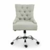 Premier Housewares Anita Natural Fabric Home Office Chair 2 Premier Housewares Anita Natural Fabric Home Office Chair -office furniture shop 1023000166 1
