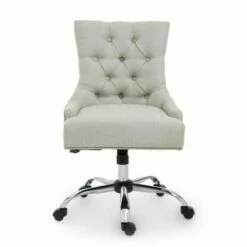 Premier Housewares Anita Natural Fabric Home Office Chair