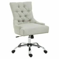 Premier Housewares Anita Natural Fabric Home Office Chair 10 Premier Housewares Anita Natural Fabric Home Office Chair -office furniture shop 1023000166 2