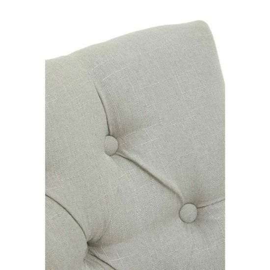 Premier Housewares Anita Natural Fabric Home Office Chair 9 Premier Housewares Anita Natural Fabric Home Office Chair - Image 7