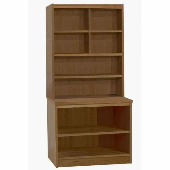R White Desk Height Bookcase 850mm Wide With OSF Hutch 11 R White Desk Height Bookcase 850mm Wide With OSF Hutch - Image 9