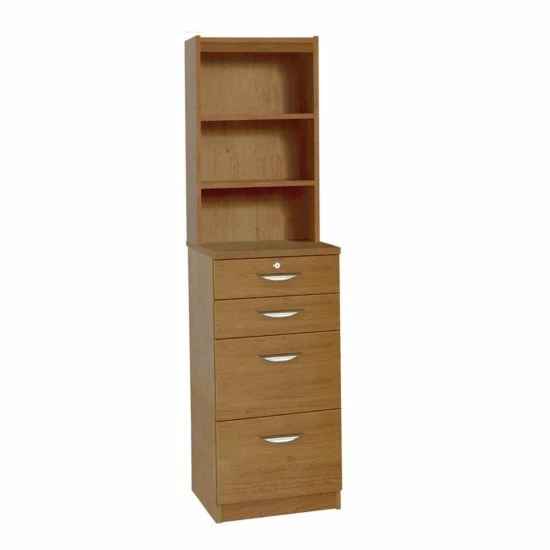R White Four Drawer Filing Cabinet With OSA Hutch 12 R White Four Drawer Filing Cabinet With OSA Hutch - Image 10