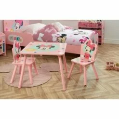 Birlea Disney Minnie Mouse Table And Two Chairs -office furniture shop 1026060014 2
