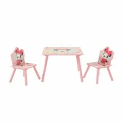 Birlea Disney Minnie Mouse Table And Two Chairs