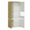 Luci 4 Door Tall Display Cabinet With LED Lighting White -office furniture shop 1028000000 1 1
