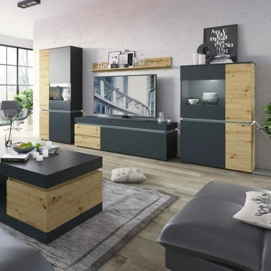 Luci 4 Door Low Display Cabinet With LED Lighting Platinum 5 Luci 4 Door Low Display Cabinet With LED Lighting Platinum - Image 3