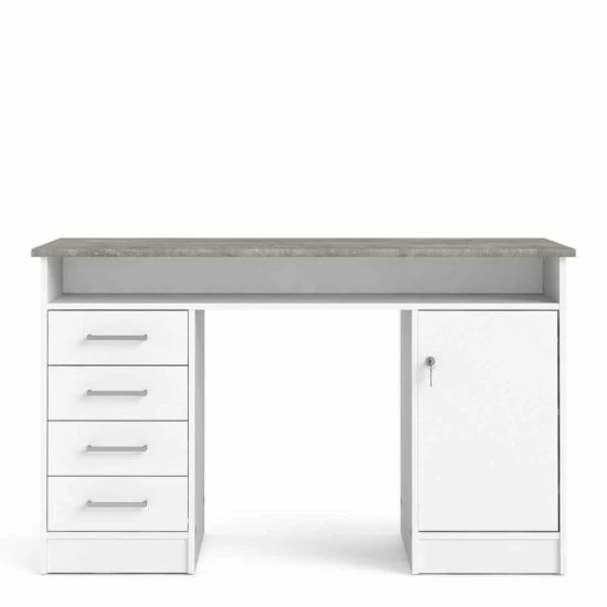 Function Plus Desk With 4 Drawers And 1 Door 4 Function Plus Desk With 4 Drawers And 1 Door - Image 2
