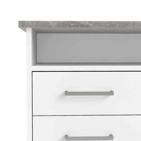 Function Plus Desk With 4 Drawers And 1 Door 9 Function Plus Desk With 4 Drawers And 1 Door - Image 7