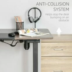 Vinsetto Height Adjustable Electric Standing Desk With 4 Memory Preset 12 Vinsetto Height Adjustable Electric Standing Desk With 4 Memory Preset -office furniture shop 1029001003 7