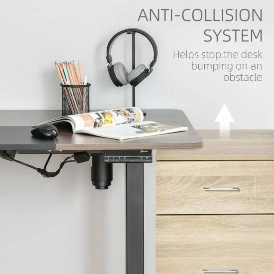 Vinsetto Height Adjustable Electric Standing Desk With 4 Memory Preset 6 Vinsetto Height Adjustable Electric Standing Desk With 4 Memory Preset - Image 4