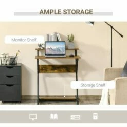 Home Office Computer Desk W/ Storage 70 Cm -office furniture shop 1029001004 3