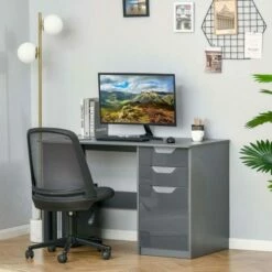 Modern Computer Desk W/ Drawers