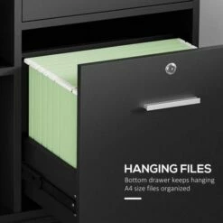 Vinsetto Filing Cabinet Mobile Printer Stand W/ Drawer For A4 Size Files 15 Vinsetto Filing Cabinet Mobile Printer Stand W/ Drawer For A4 Size Files -office furniture shop 1029001018 4