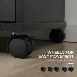 Vinsetto Filing Cabinet Mobile Printer Stand W/ Drawer For A4 Size Files 13 Vinsetto Filing Cabinet Mobile Printer Stand W/ Drawer For A4 Size Files -office furniture shop 1029001018 6