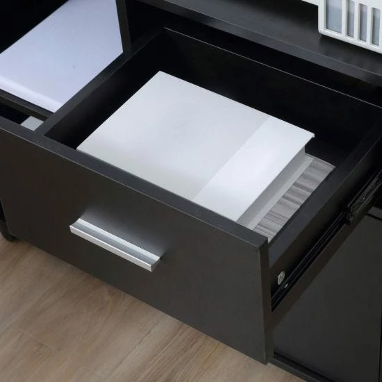 Vinsetto Filing Cabinet Mobile Printer Stand W/ Drawer For A4 Size Files 4 Vinsetto Filing Cabinet Mobile Printer Stand W/ Drawer For A4 Size Files - Image 2