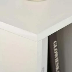 Modern Tall Bookcase With Storage Shelves And Drawer -office furniture shop 1029001023 7