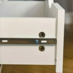 Modern Tall Bookcase With Storage Shelves And Drawer -office furniture shop 1029001023 8