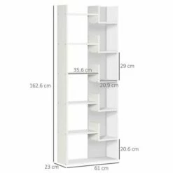 6-Tier Freestanding Decorative Bookshelf 14 6-Tier Freestanding Decorative Bookshelf -office furniture shop 1029001026 2