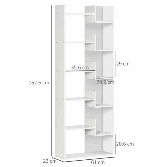 6-Tier Freestanding Decorative Bookshelf 8 6-Tier Freestanding Decorative Bookshelf - Image 6
