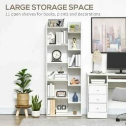 6-Tier Freestanding Decorative Bookshelf 10 6-Tier Freestanding Decorative Bookshelf -office furniture shop 1029001026 4