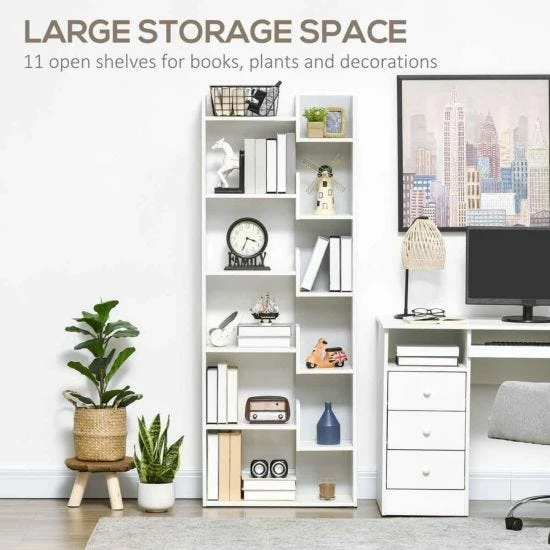 6-Tier Freestanding Decorative Bookshelf 4 6-Tier Freestanding Decorative Bookshelf - Image 2