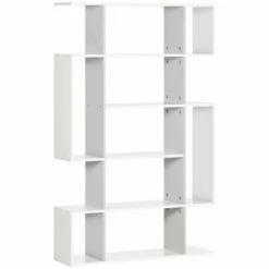 5-Tier Decorative Bookshelf Freestanding Storage Shelves