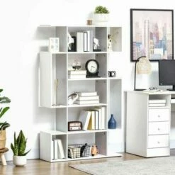 5-Tier Decorative Bookshelf Freestanding Storage Shelves 13 5-Tier Decorative Bookshelf Freestanding Storage Shelves -office furniture shop 1029001027 1