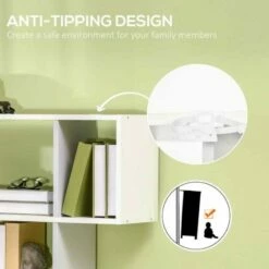 5-Tier Decorative Bookshelf Freestanding Storage Shelves 16 5-Tier Decorative Bookshelf Freestanding Storage Shelves -office furniture shop 1029001027 5