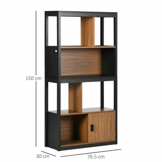 4-Tier Freestanding Bookcase 8 4-Tier Freestanding Bookcase - Image 6