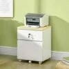 Vinsetto Mobile Lockable A4 Size Filing Cabinet W/ 2 Drawers 1 Vinsetto Mobile Lockable A4 Size Filing Cabinet W/ 2 Drawers -office furniture shop 1029001039 1