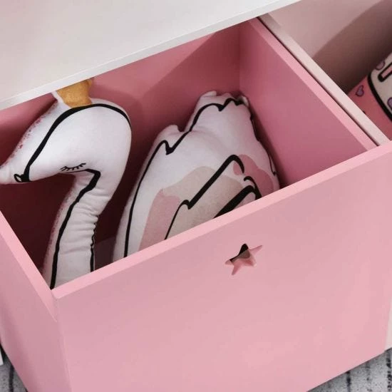 Kids Bookshelf/ Toy Wood Organizer With Wheels 11 Kids Bookshelf/ Toy Wood Organizer With Wheels - Image 9