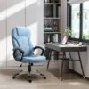 Vinsetto Height Adjustable Linen Executive Swivel Office Chair 2 Vinsetto Height Adjustable Linen Executive Swivel Office Chair -office furniture shop 1029001067 1