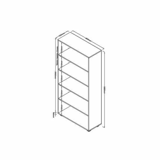 Lido Tall Bookcase 6 Lido Tall Bookcase - Image 4