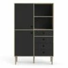 Rome Bookcase With 2 Doors And 4 Drawers 2 Rome Bookcase With 2 Doors And 4 Drawers -office furniture shop 1032000334 1