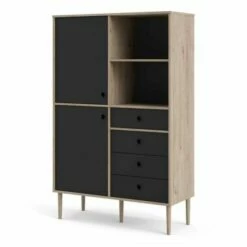 Rome Bookcase With 2 Doors And 4 Drawers 12 Rome Bookcase With 2 Doors And 4 Drawers -office furniture shop 1032000334 2