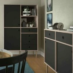 Rome Bookcase With 2 Doors And 4 Drawers 16 Rome Bookcase With 2 Doors And 4 Drawers -office furniture shop 1032000334 6
