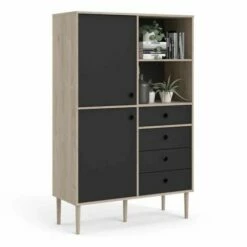 Rome Bookcase With 2 Doors And 4 Drawers 17 Rome Bookcase With 2 Doors And 4 Drawers -office furniture shop 1032000334 7