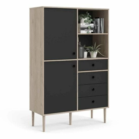 Rome Bookcase With 2 Doors And 4 Drawers 9 Rome Bookcase With 2 Doors And 4 Drawers - Image 7